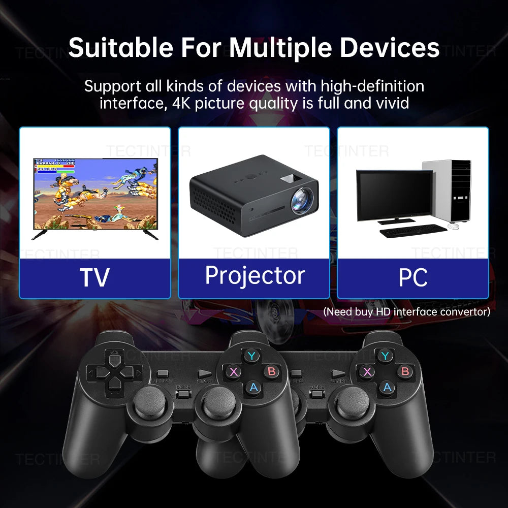 Relive Nostalgia: The Retro Console That Will Take You To The Classics!" 4K HD Video Mini Memory Stick