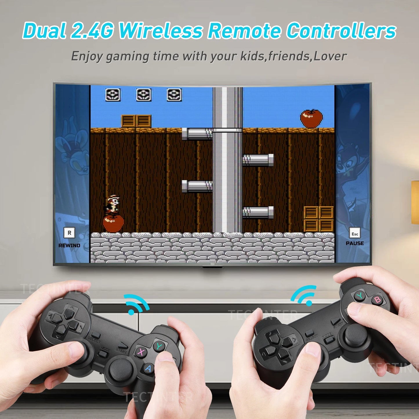 Relive Nostalgia: The Retro Console That Will Take You To The Classics!" 4K HD Video Mini Memory Stick