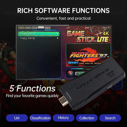 Relive Nostalgia: The Retro Console That Will Take You To The Classics!" 4K HD Video Mini Memory Stick